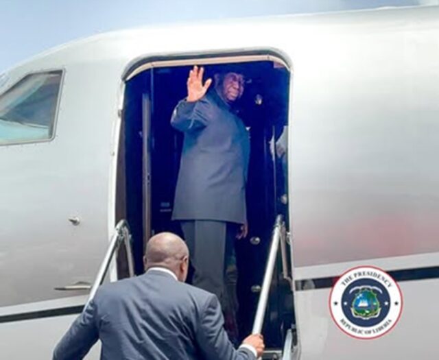 President JNB Departing for Ecowas' Jubilee