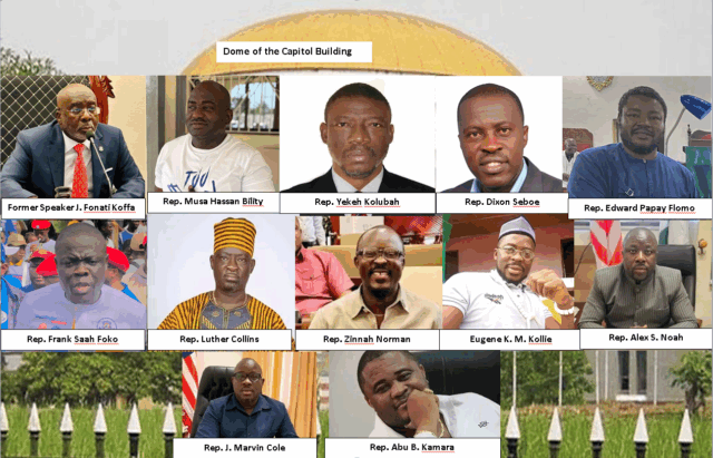 Some of the lawmakers who were suspended