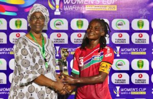 Determine Girls FC Ruggy Joof Named Woman of the Match in Gambia’s WAFU A Victory