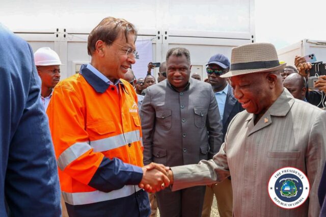 President Boakai and Mittal