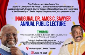 Amos C. Sawyer Educational Foundation to Celebrate Prof. Dr. Sawyer’s 80th Birthday with Series of Events