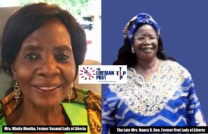 Mrs. Minita Moniba, Former Second Lady of Liberia, Bids Farewell to Her Former Boss – Nancy B. Doe