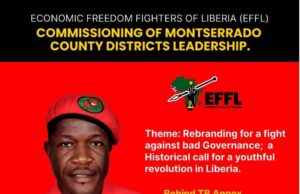 Economic Freedom Fighters of Liberia Warn of Looming Resurgence Amid Discontent with Unity Party Government