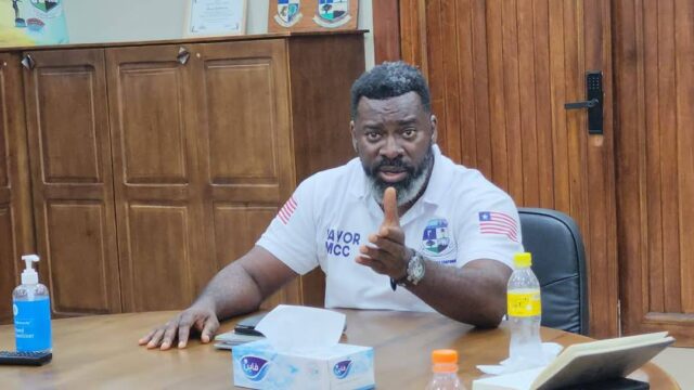 Monrovia City Mayor John Charuk Siafa