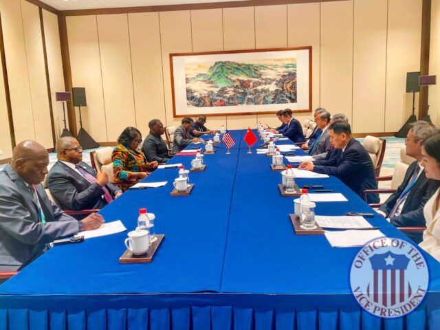 VP Koung meetng with Chinese Officials
