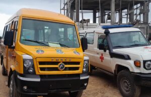 SRC, Jeety Rubber Donate Ambulance to Workers, Others