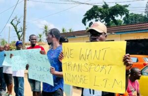 Commercial Drivers Protest Against Police Harassment and Excessive Fees in Monrovia
