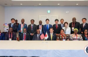 Pres. Boakai Meets with Members of the Japan-AU Friendship Parliamentary League