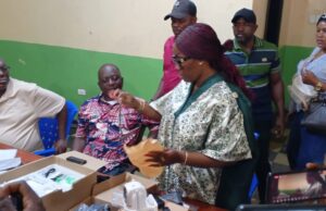 Kakata City Corporation Receives Electronic Materials Donation from Rep. Ellen A. Attoh-Wreh