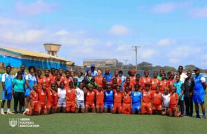 UK Deputy Ambassador Visits Liberia U17 Women’s National Team