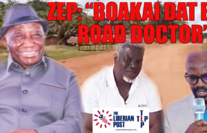 Senator Pennue Applauds President Boakai as “Bad Road Doctor”