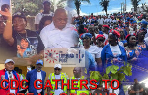 CDC Gathers in Congo Town to Break Ground for New Party Headquarters