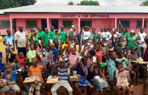 Family Union Spreads New Year Joy at Comfort K. Toe Orphanage