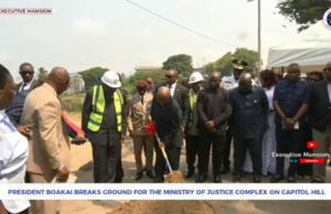President Boakai Says Public Buildings Are Pillars of National Dignity at Justice Complex Groundbreaking