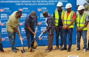 LFA Breaks Ground for Installation of Artificial Turf at Willie D. Knuckles Sports Pitch