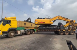 Yellow Machines Begin Historic Journey to Camp Sandee Ware as First Batch Leaves Freeport