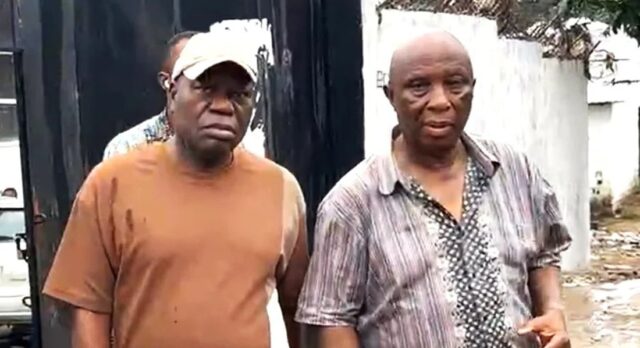 Cllr. Sayma Syrenius Cephus and his client Samuel P. Jackson