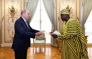 Liberia’s Ambassador Presents Credentials to Prince Albert II of Monaco