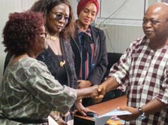 Lansanah Hands Over NEC Leadership to Weedor Amid Transition at Elections Body