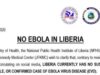 Liberia Dismisses Ebola Rumors, Says No Confirmed Case Detected