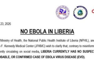 Liberia Dismisses Ebola Rumors, Says No Confirmed Case Detected