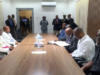 President Boakai Visits Catholic Archdiocese, Mourns Two Fallen Priests