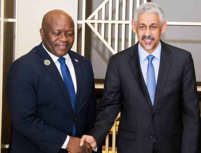 Minister Ngafuan and the President African Development Bank