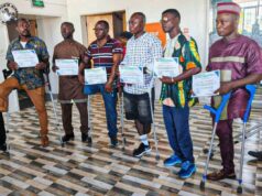 Jonathan Wehyee Elected President of Liberia Amputees Football and Sports Association