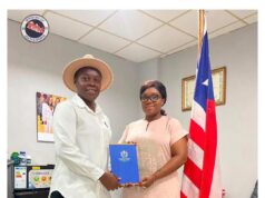 Coach Wellay T. Baar Returns Home After Completing Prestigious Coaching Program in Hungary Coach Wellay T. Baar shares certificate with Youth and Sports Cornelia Kruah