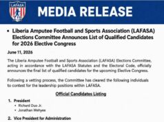 LAFASA Elections Committee Clears Candidates for 2026 Elective Congress