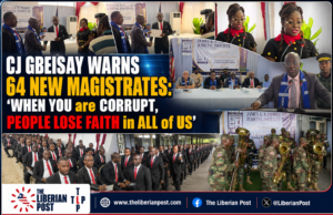 Chief Justice Gbeisay Commissions 64 New Magistrates, Warns: ‘When You Are Corrupt, People Lose Faith in All of Us’