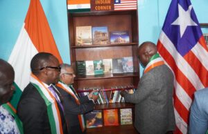 India Establishes First-Ever ‘Indian Corner’ at Liberia’s National Library to Deepen Cultural, Educational Ties