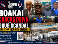 Boakai Cracks Down on Drug Scandal, Fires Top Security Officials, Orders Sweeping Probe into Cocaine Networks