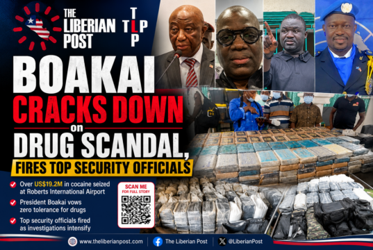 Boakai Cracks Down on Drug Scandal, Fires Top Security Officials, Orders Sweeping Probe into Cocaine Networks