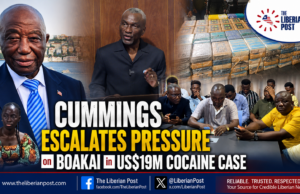 Cummings Escalates Pressure on Boakai, Seeks International Probe into US$19.2 Million Cocaine Investigation