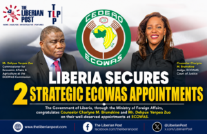 Liberia Secures Two Strategic ECOWAS Appointments as Brumskine, Zuo Win Top Regional Posts