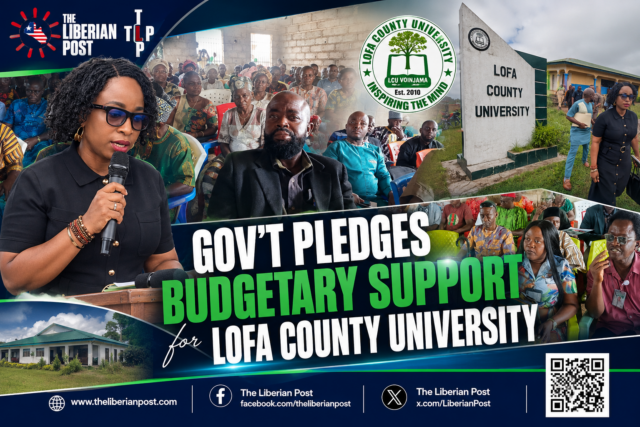 Gov't pledges budgetary support for Lofa University