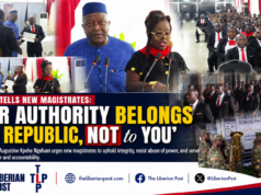 Ngafuan Tells New Magistrates: ‘Your Authority Belongs to the Republic, Not to You’