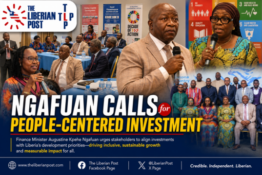 Ngafuan Calls for People-Centered Investment, Stronger Partnerships to Drive Liberia’s Sustainable Development Agenda