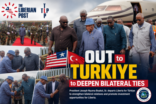 President Boakai out to Turkiye for working visit
