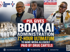 PUL Gives Boakai Administration 72-Hour Ultimatum to Name Media Allegedly Paid by Drug Cartels