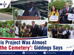 ‘This Project Was Almost in the Cemetery’: Giddings Says Revived Highway Signals New Era for Liberia’s Infrastructure