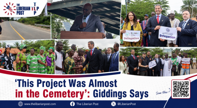 Public Works Minister Giddings says the Lofa Road project had almost died
