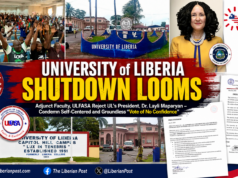 University of Liberia Shutdown Looms as Staff, Faculty Defy Administration While Adjunct Lecturers Rally Behind President Maparyan