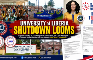 University of Liberia Shutdown Looms as Staff, Faculty Defy Administration While Adjunct Lecturers Rally Behind President Maparyan
