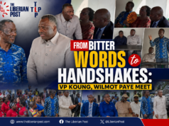 From Bitter Words to Handshakes: VP Koung Makes Surprise Peace Visit to Wilmot Paye Weeks After Public Fallout