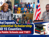 Boakai Expands Presidential Scholarship to All 15 Counties, Adds Public Schools and TVET