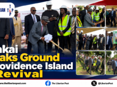 Boakai Breaks Ground for Providence Island Revival