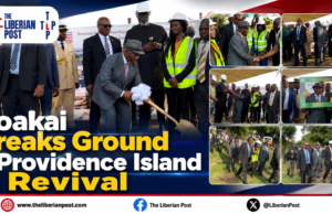 Boakai Breaks Ground for Providence Island Revival