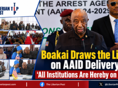 Boakai Draws the Line on AAID Delivery: ‘All Institutions Are Hereby on Notice’